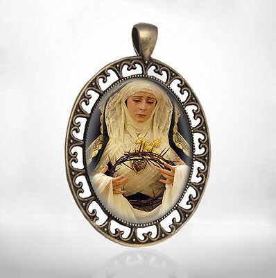 Our Lady of Sorrows Virgin Mary Medal Catholic Christian Jewelry NEW