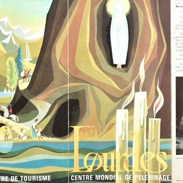 CIRCA 1970S LOURDES France-Catholic/Christian Pilgrimage-Religion ...