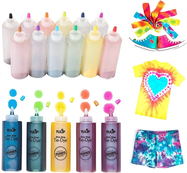 One-Step Tie-Dye Kit  Fabric 36028 Fdy Super Big 12-Color Tie Dye Ki