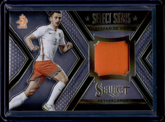 2015/16 Stefan De Vrij Panini Select Stars Patch 163/199 #ST-SDV