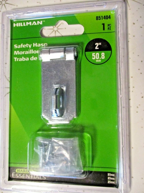 Zinc Plated 2" Safety Door Padlock Hasp CHESTS CABINETS (T2)