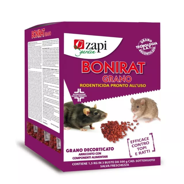 Zapi Bonirat Grano Esca-Topicida 1,5 kg 104575