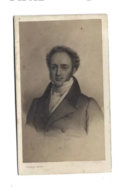 Photographie Xix Eme-Pierre Petit Paris-Henry John Temple-Lord Palmerston-Cdv