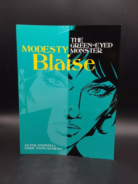 Peter O'Donnell & Romero MODESTY BLAISE: THE GREEN-EYED MONSTER Titan Books PB