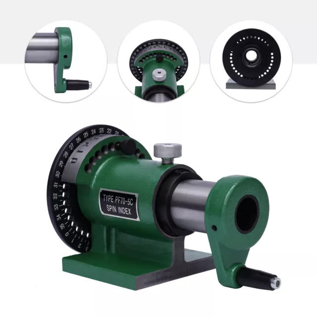 PF70-5C Indexing Spin Jigs Precision Spin Index Fixture Collet for Milling new