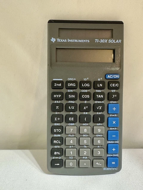 VINTAGE 1993 TEXAS Instruments TI-30X Scientific Calculator Tested ...