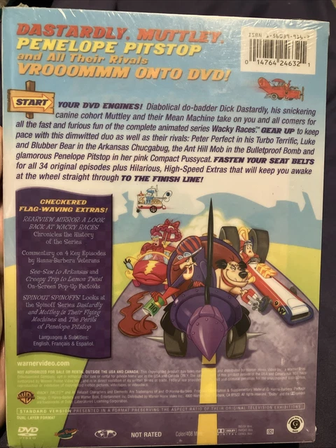 HANNAH BARBERA CLASSIC Collection WACKY RACES The Complete Series DVD ...