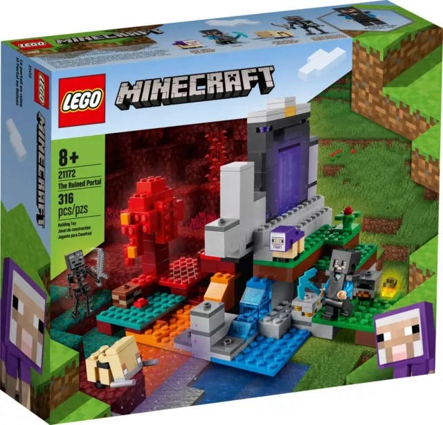 LEGO Minecraft 21172 Il portale in rovina Nuovo MISB Sigillato Fuori Produzione