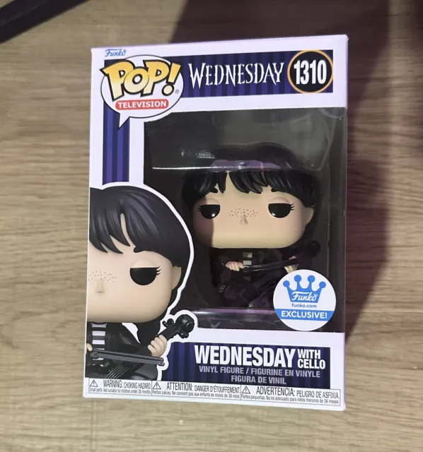 Exclusive Funko Pop Addams Family WEDNESDAY WITH CELLO #1310
