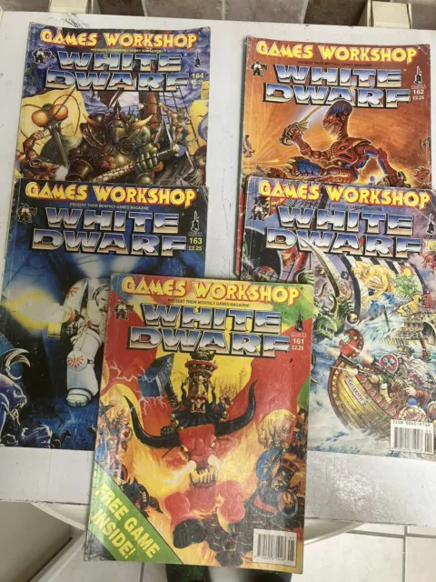 White Dwarf  Magazine Joblot Of 160-164