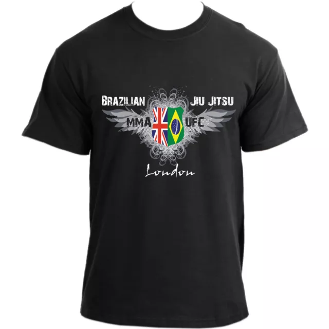 Brazilian Jiu Jitsu London UK MMA UFC BJJ Fight T-shirt for Man