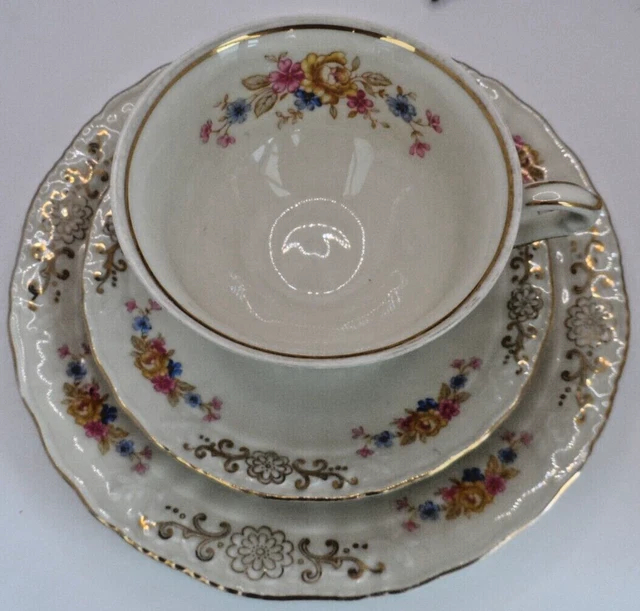 AOTELIDA Set tazza e piattino da 2 in porcellana, 200 ml Tazze da caffè fiori in ceramica, Servizio da tè caffè, con piattino tazza da caffè per tè, caffè, cacao, cappuccino e