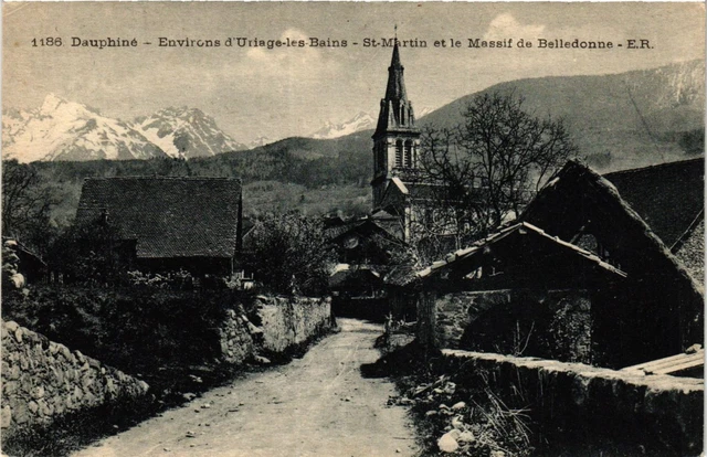 CPA Dauphiné - approx. d'URAGE-les-BAINS - St-MARTIN et le Massif de (391874)