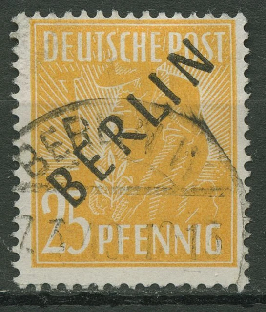 Berlin 1948 Schwarzaufdruck 10 gestempelt