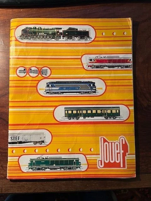 CATALOGUE JOUEF HO TRAINS CIRCUITS AUTOMOBILES ANNEES 60/70