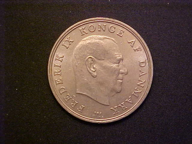 1972 DENMARK 5 KRONER KM# 853- VERY NICE HIGH GRADE COLLECTOR COIN!-d3491uxx