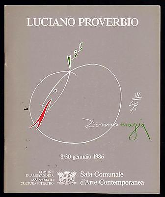 Luciano Proverbio Donna Magia 1986 Alessandria