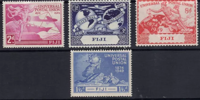 Fiji 1949 Universal Postal Union Set of 4 SG 272/5 MLH