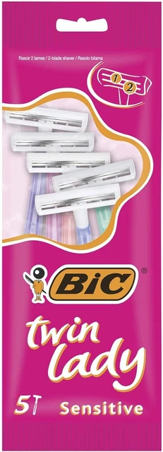 BIC Twin Lady rasoio sensibile - Confezione da 5