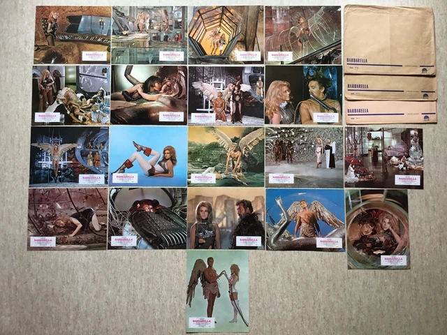 BARBARELLA - SET of 19 photos French Lobby Cards (Vadim, Fonda) EO 1967 ...