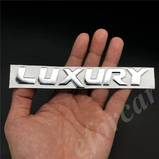 Chrome Luxury Limited VIP JDM JP Car Trunk Emblem Badge Decal Stickers