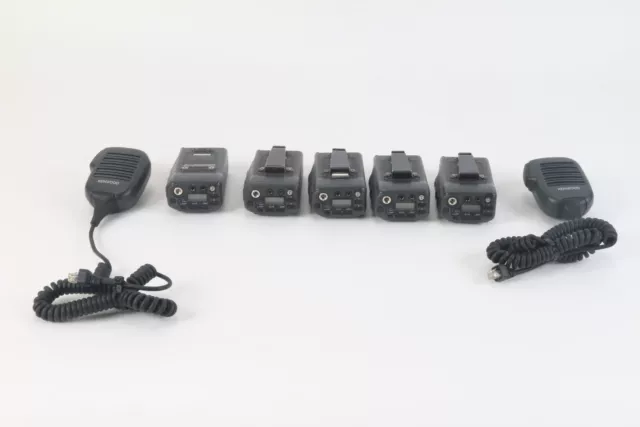 Kenwood TK-440 800MHz Fm Ricetrasmittente Lotto Di 5 W/2x Mano Microfono