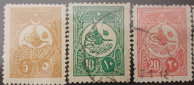 Turkey Scott # 132-137 used 1908