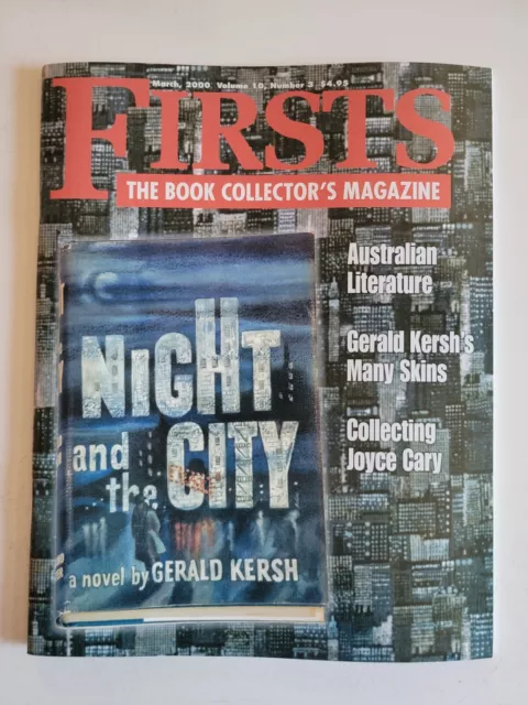 FIRSTS Book Collector's Magazine March 2000 Volume 10 #3 Night and the City