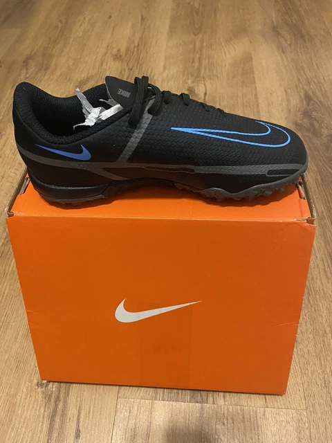 Nike JR PHANTOM GT2 ACADEMY TF Schwarz Blau Grau Kinder Fußballschuhe Gr.32 NEU 3