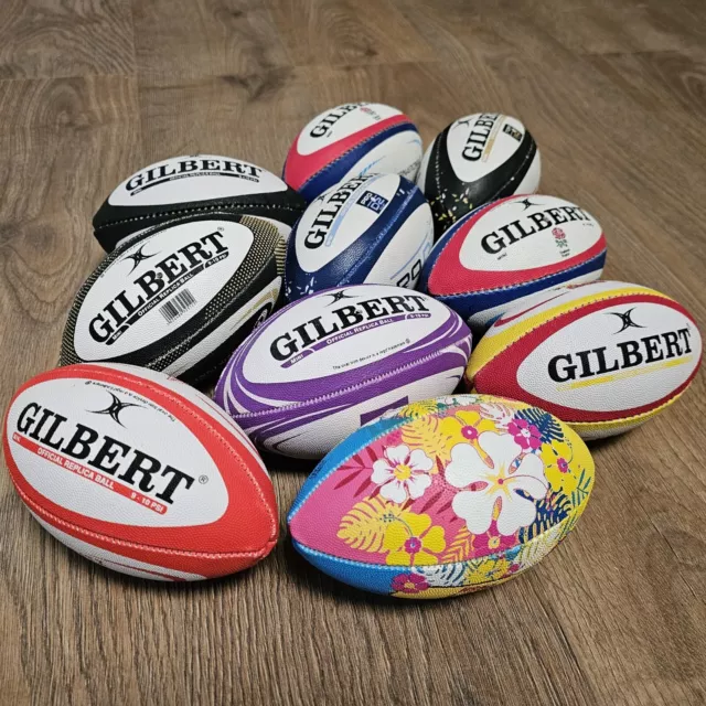 Mini Gilbert Rugby Balls - Kids Party Gift Bags -  Overprints | Packs of 2 & 6