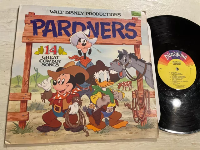 Walt Disney Productions Pardners LP Disneyland Mono FAIR