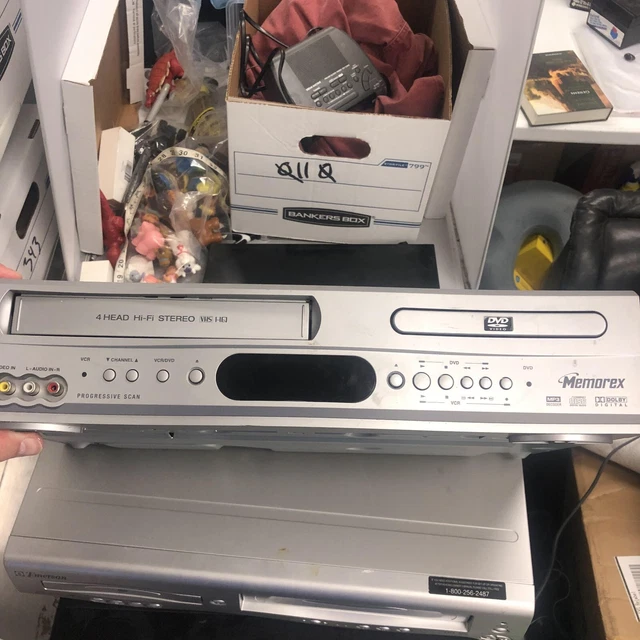 MEMOREX MVD4543 DVD VHS Player VCR Recorder Combo 6 Head HiFi Stereo