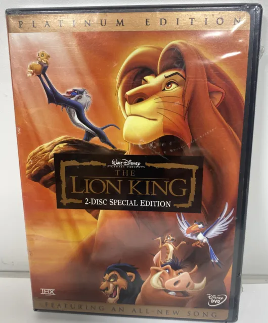 The Lion King  2-Disc Set, Platinum Edition & The Angry Bird Movie Lot Of 2