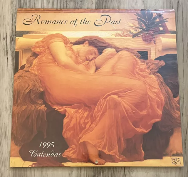 Vintage New & Sealed Romance Of The Past 1995 Calendar Graphique De France