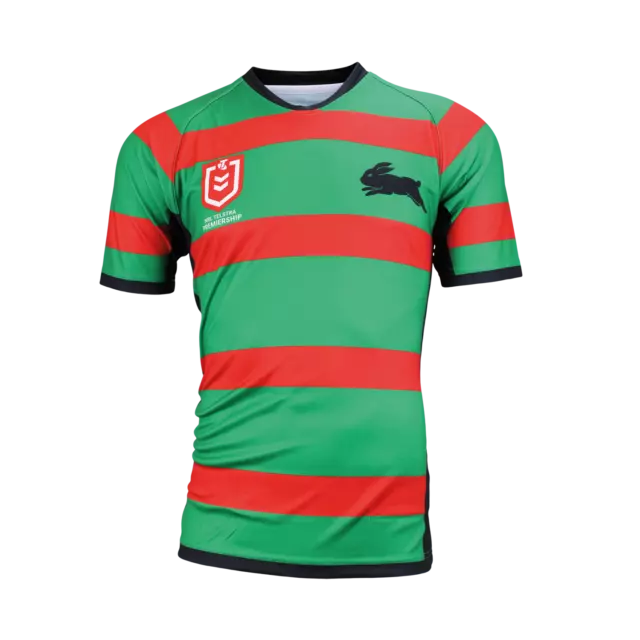 NRL South Sydney Rabbitohs Supporter Jersey Rugby Man Cave Fathers Day Gift