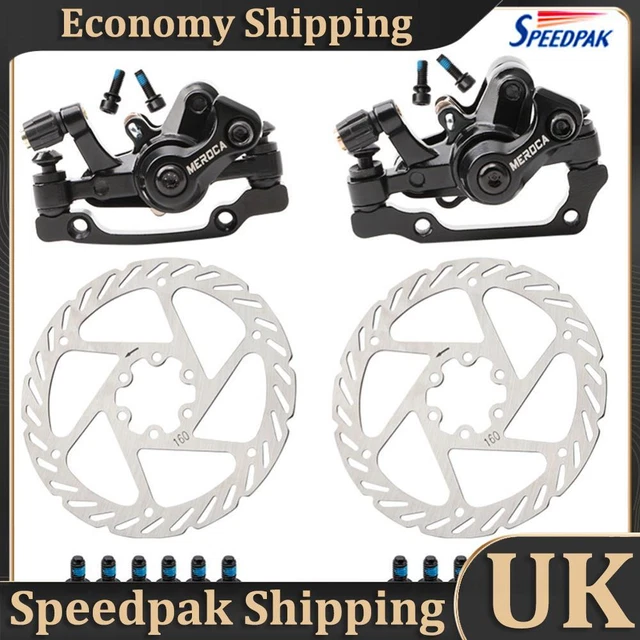 Kit Freins V-Brake En Aluminium Pour VTT - Paire Avant/arrière - Patins 55-70mm - Ressort Linéaire