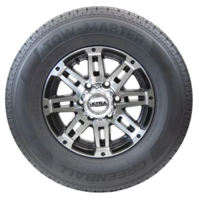 Set of 4 Greenball Towmaster STR Trailer Tire ST205/75R15