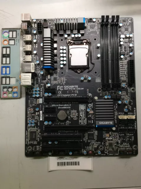 AU seller Gigabyte P67A-UD3R-B3 ATX LGA1155 DDR3 motherboard 2nd gen CPU only