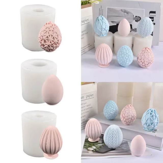 Molde de velas de silicona 3D decoración de encaje hágalo usted mismo molde bola de flores vela frangipani
