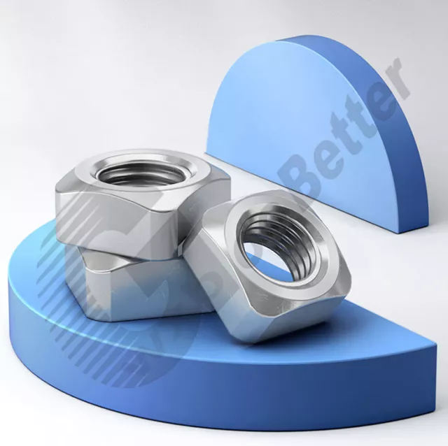 M3 M4 M5 M6 M8 M10 M12 Metric Square Nuts A2(304) Stainless Steel Square Nuts