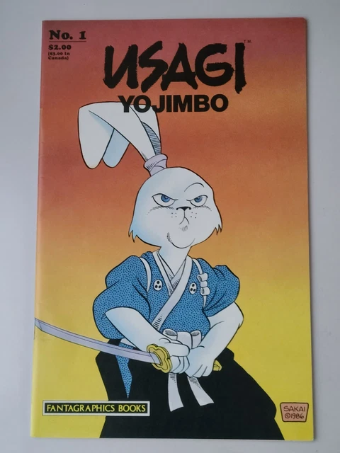 Usagi Yojimbo No 1 1st issue Second printing July 1987 Fantagraphics Stan Sakai