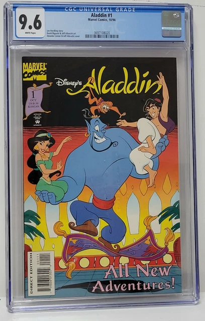 Disney's Aladdin Issue #1 Marvel Comics 1994 CGC Grade 9.6 Comic Book