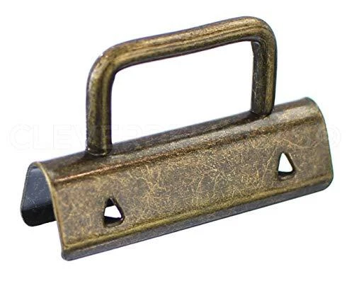 1.5" Key Fob Hardware - Antique Bronze Color - 25 Pack - 1 1/2" Lanyards Key ...