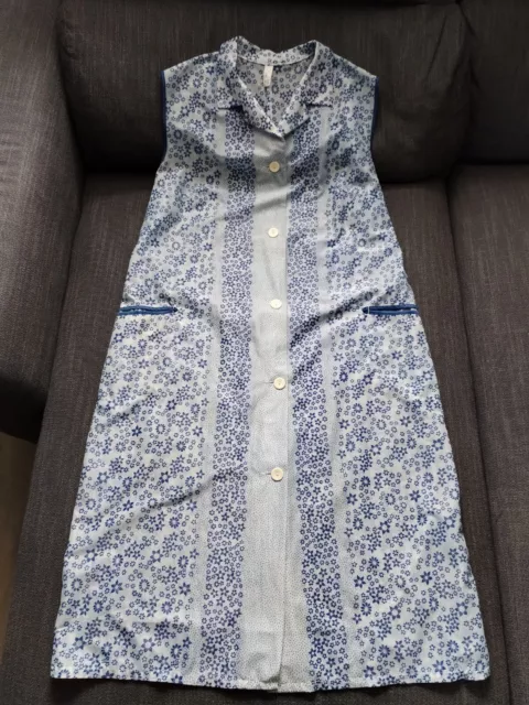 DDR KITTEL SCHÜRZE Dederon Nylon Hauskleid Apron Dress Smock Vintage 72/30  EUR 9,90 - PicClick DE