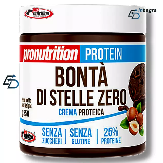 PRO NUTRITION Crema Bonta' di Stelle Zero 350 gr Proteica Senza Zuccheri