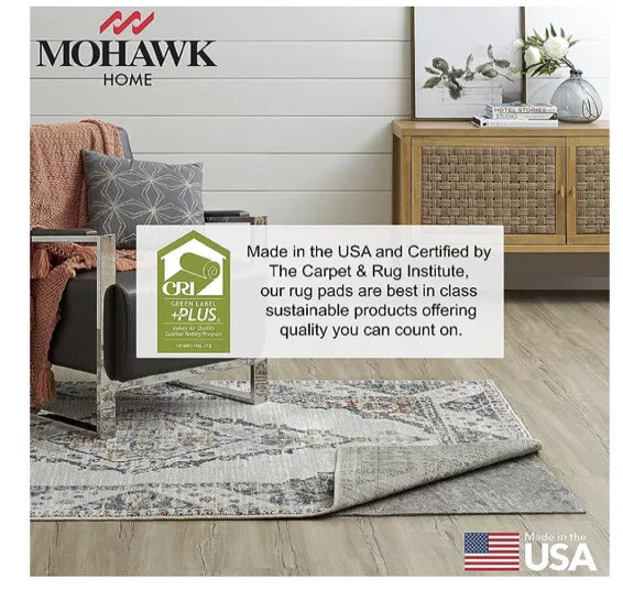 MOHAWK HOME Premium Dual-Surface Rug Pad. 2’x3’ (1/4 Inch Thick) New