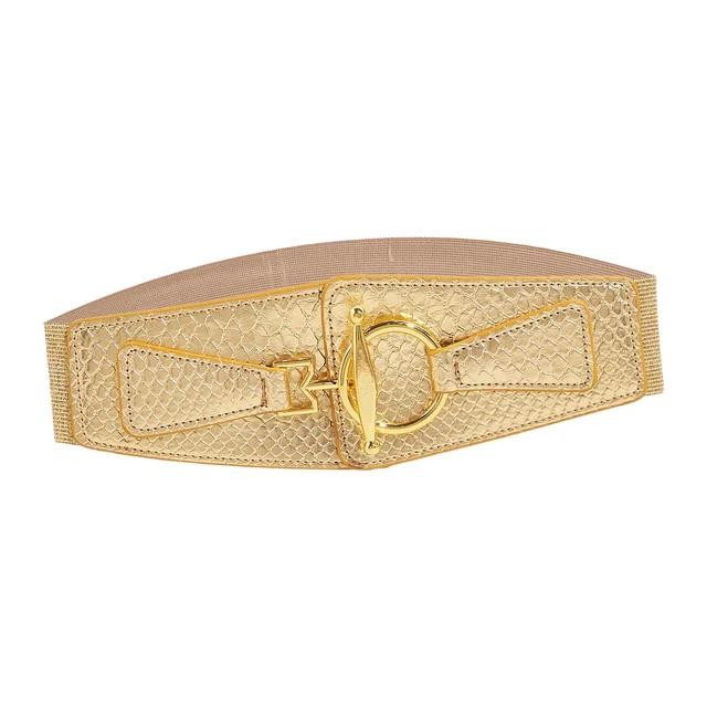 Cinture Larghe Da Donna In Pelle PU Cintura Elastica In Vita Cintura