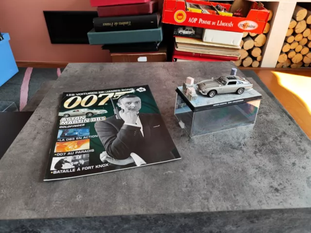 1/43 Fabbri Voitures De James Bond 007 Aston Martin Db5 Goldfinger Mib