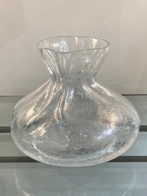 Vase en verre soufflé bouche Meadows, haut. 26 cm