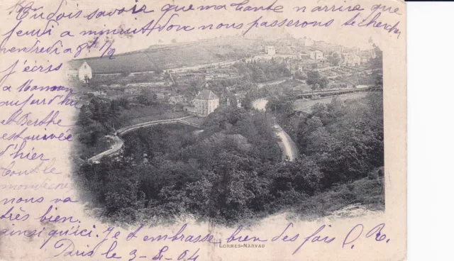 LORMES-NARVEAU general view stamped 1904
